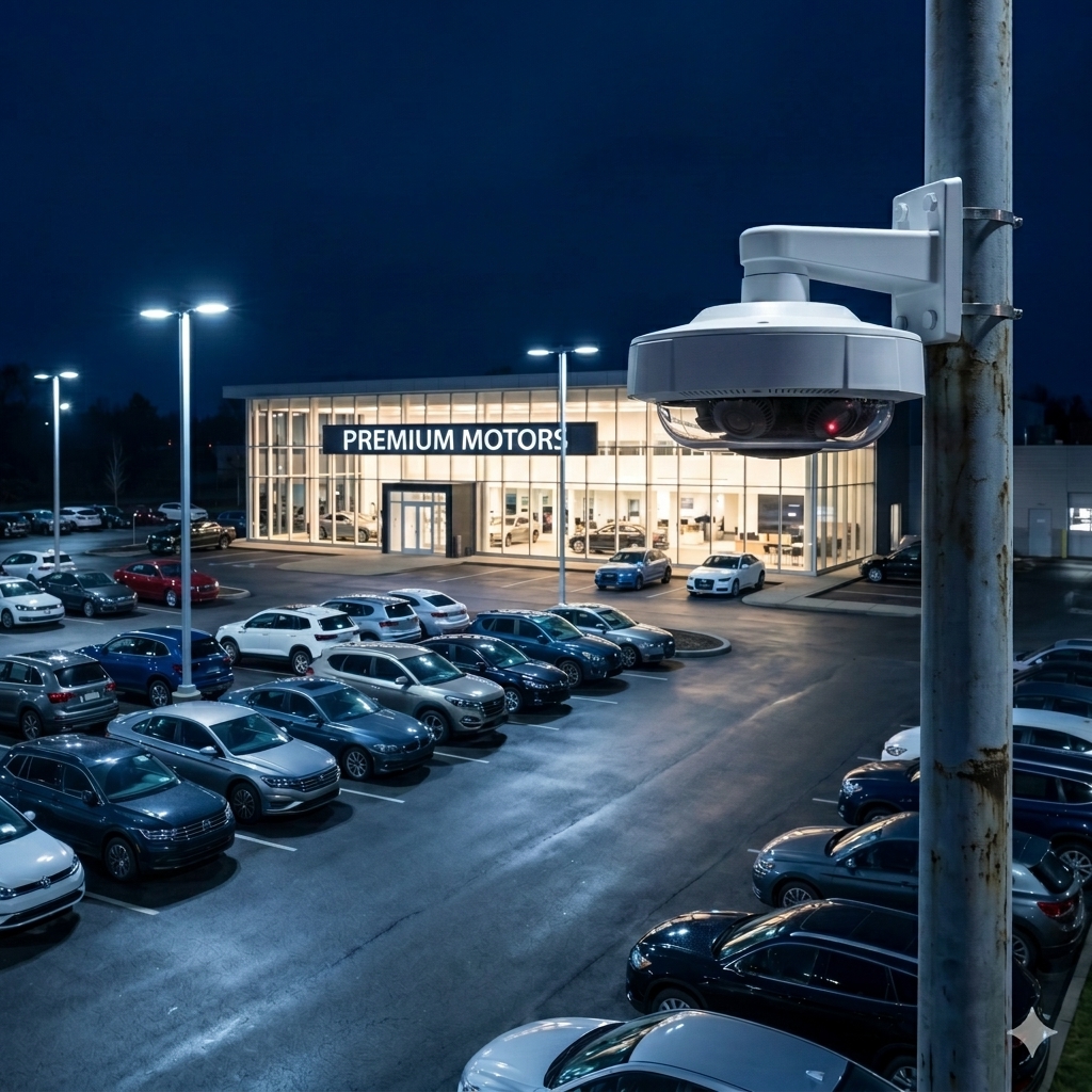 Security Cameras for Car Dealerships: Protecting Inventory from Organized Theft